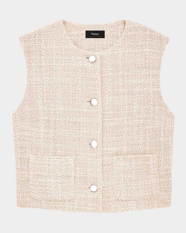 Tweed Pocket Vest